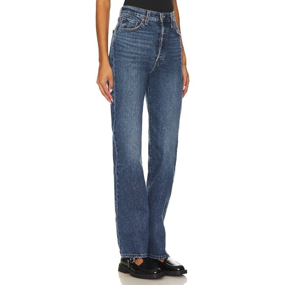 Levi's Women's High Rise Jeans - Dark Blue - Picture 2 of 4